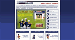 Desktop Screenshot of hometeamzonline.com
