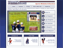 Tablet Screenshot of hometeamzonline.com